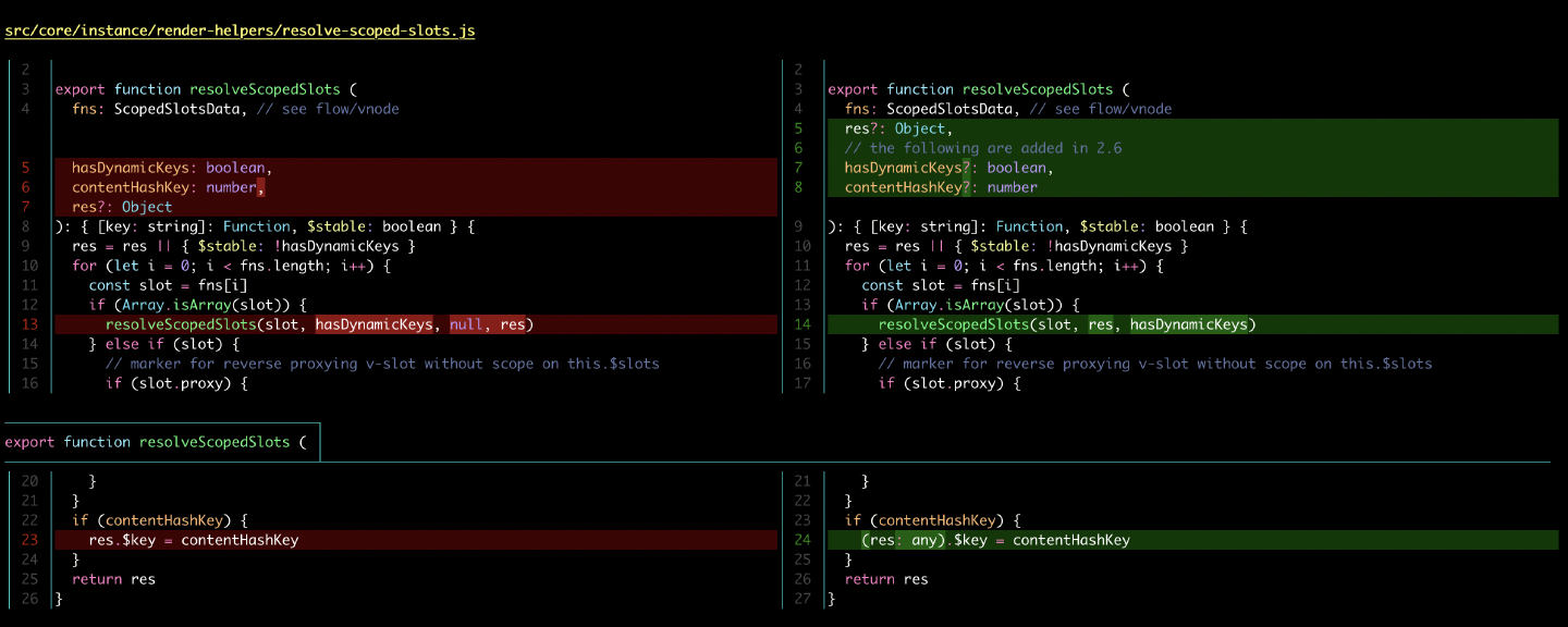 Delta terminal screenshot